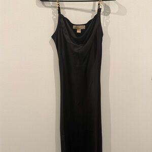 Michael Kors Strapless Black Dress